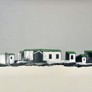 Casas em Verde e Branco