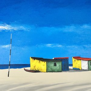 Casas na Praia com Postes