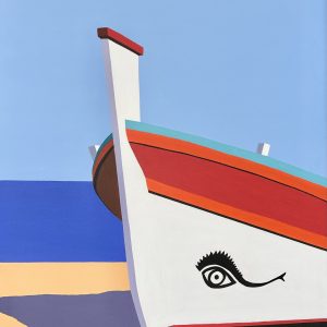 Barco na Praia com Olho